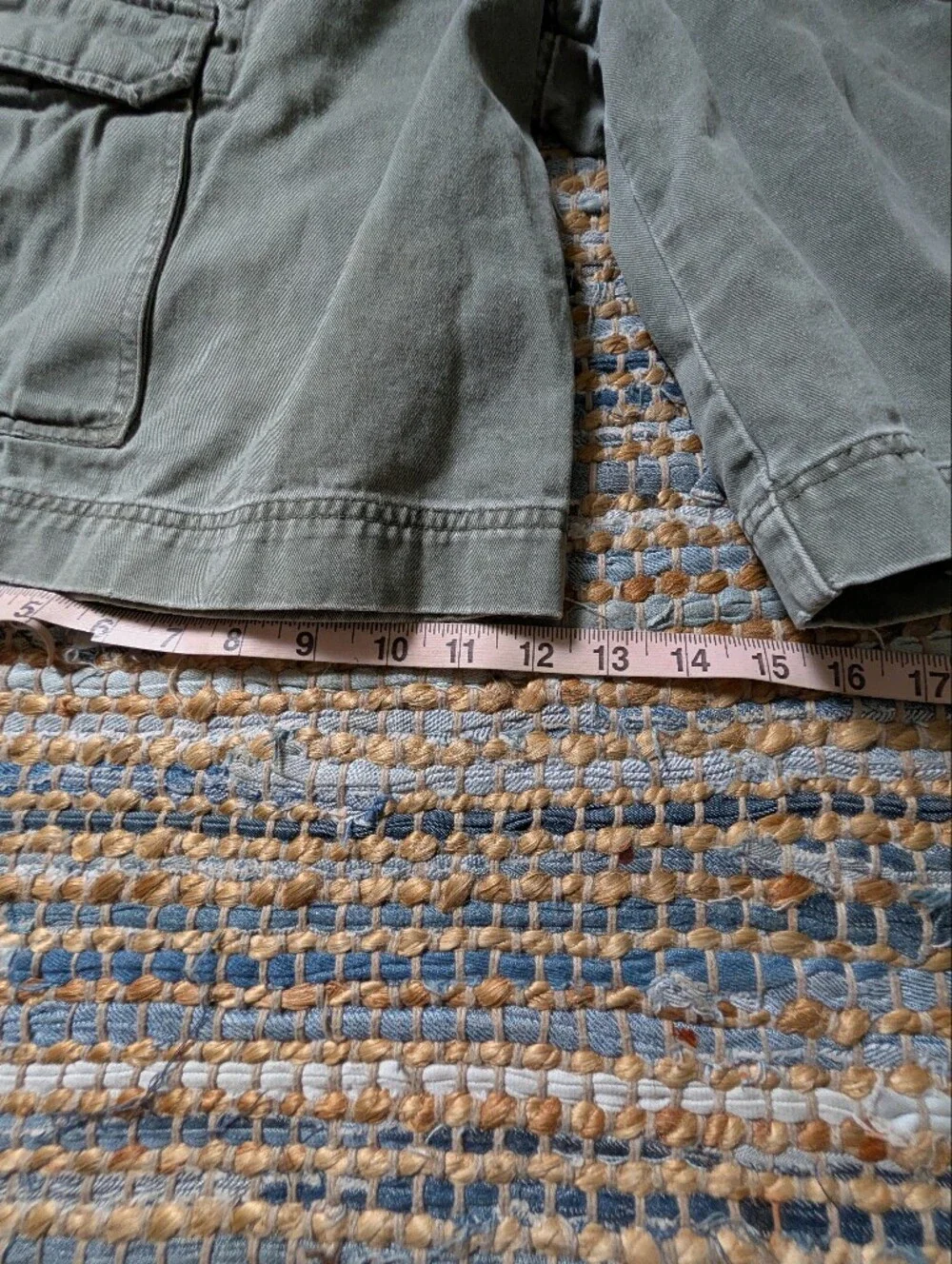 Vtg Cargo Shorts Men's 32 Olive Green Utility Gorpcore Casual Streetwear